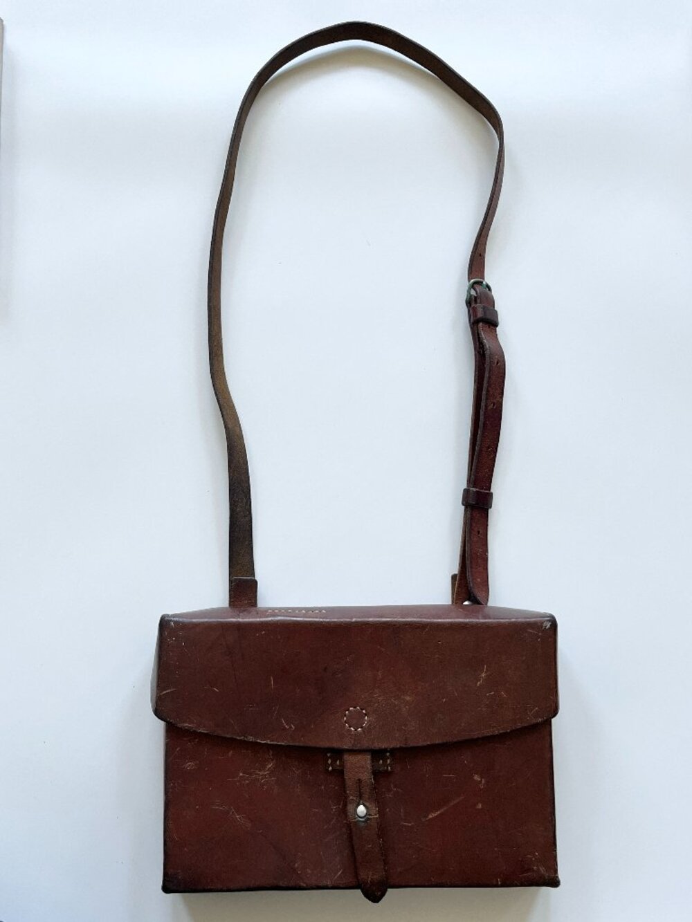 1968 Leather Swiss Military Magazine Case